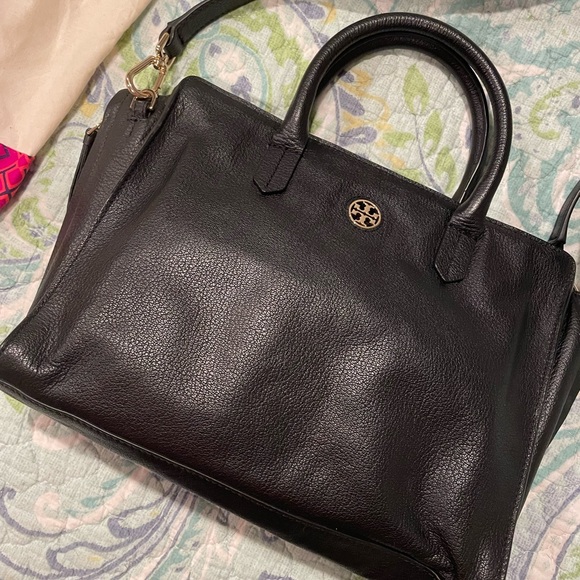 Tory Burch Authentic Black Satchel Small Brody Tote - Picture 5 of 8